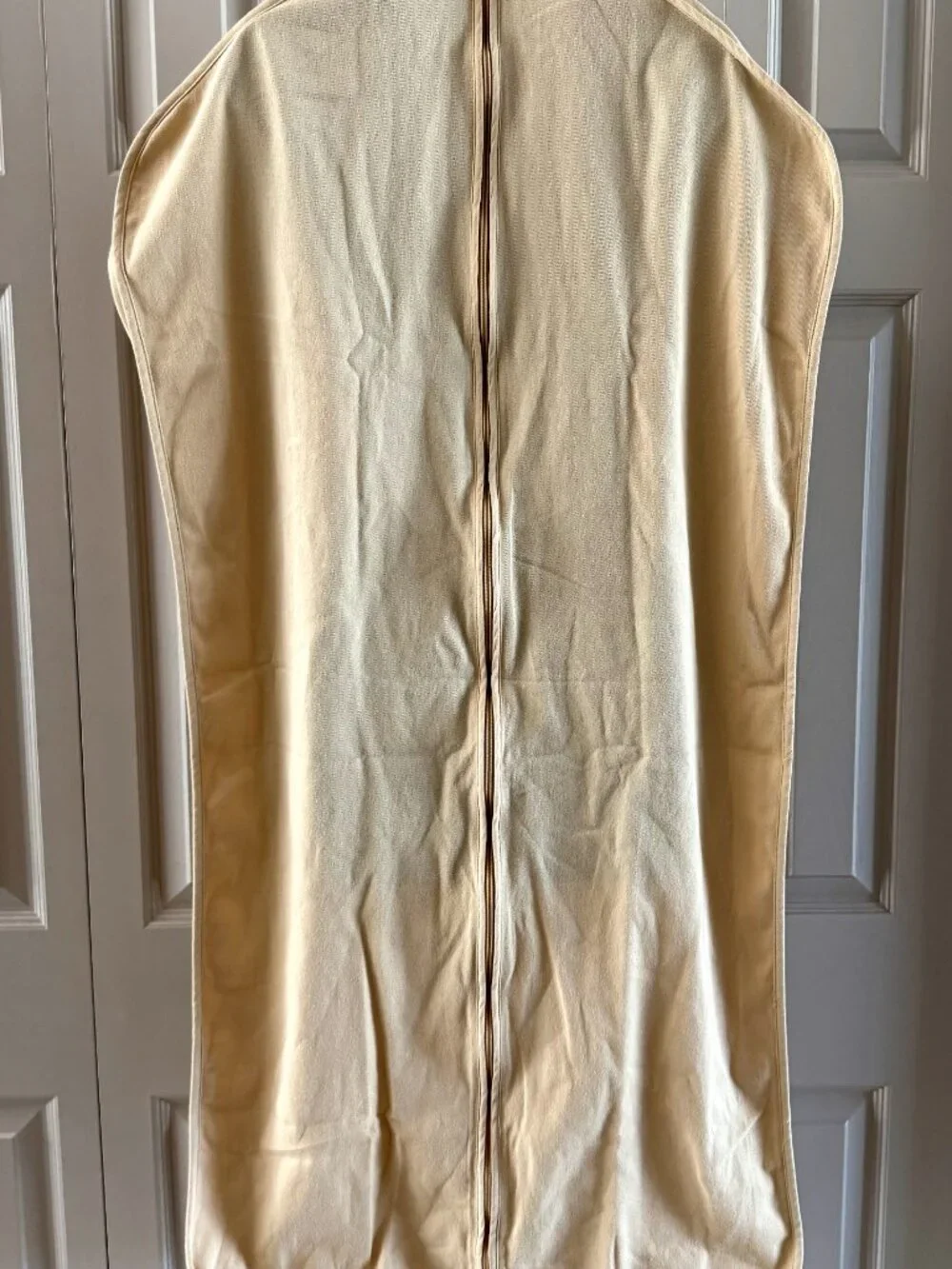 Louis Vuitton Cream Cotton Garment Bag Dust Cover 46